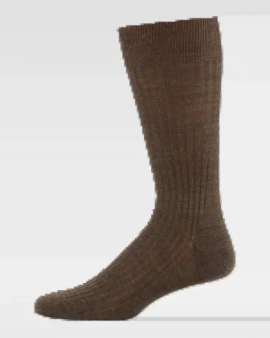 Pantherella Men 's Laburnum Ribbed Wool Mid-Calf Socks | Thumbnail 2