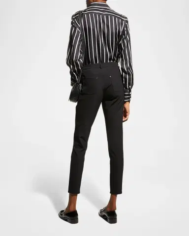 Lafayette 148 New York Mercer Acclaimed Stretch Mid-Rise Skinny Jeans | Thumbnail 4