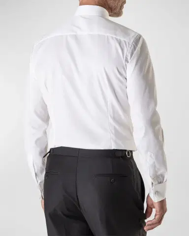 Eton Contemporary-Fit Pleated Bib Formal Shirt | Thumbnail 4 Eton Contemporary-Fit Pleated Bib Formal Shirt | Thumbnail 4