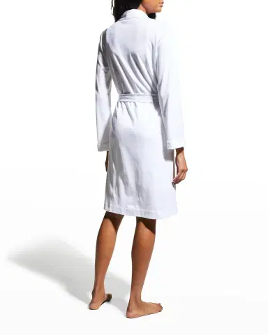 Hanro Cotton Jersey Short Robe | Thumbnail 4