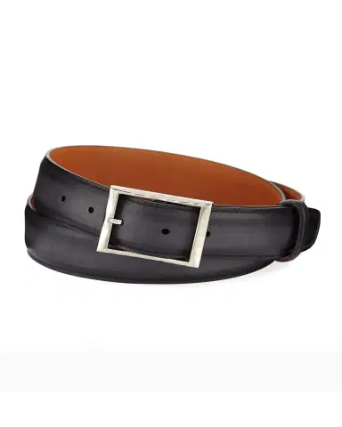 Berluti Classic Calf Leather Belt | Thumbnail 3