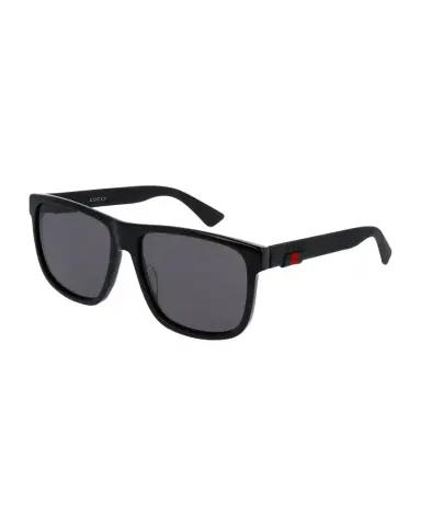 Gucci Square Acetate Sunglasses, Black | Thumbnail 1