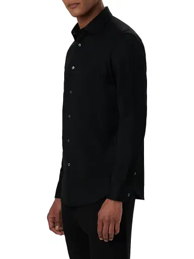 Bugatchi Men's OoohCotton Tech Button-Up Shirt | Thumbnail 4