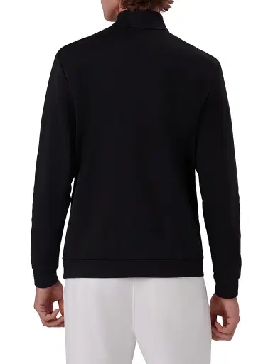 Bugatchi Men's Quarter-Zip Knit Jacket | Thumbnail 5 Bugatchi Men's Quarter-Zip Knit Jacket | Thumbnail 5