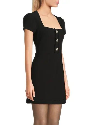 Likely Women's Westy Imitation Pearl & Crystal-Embellished Minidress | Thumbnail 4