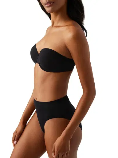 Wacoal Women's Comfort First Strapless T-Shirt Bra - Black | Thumbnail 4
