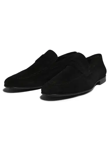 To Boot New York Men's Dunmore Suede Penny Loafers - Softynero - Size 15 | Thumbnail 2 To Boot New York Men's Dunmore Suede Penny Loafers - Softynero - Size 15 | Thumbnail 2