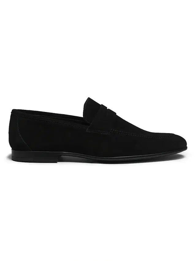 Men's Dunmore Suede Penny Loafers - Softynero