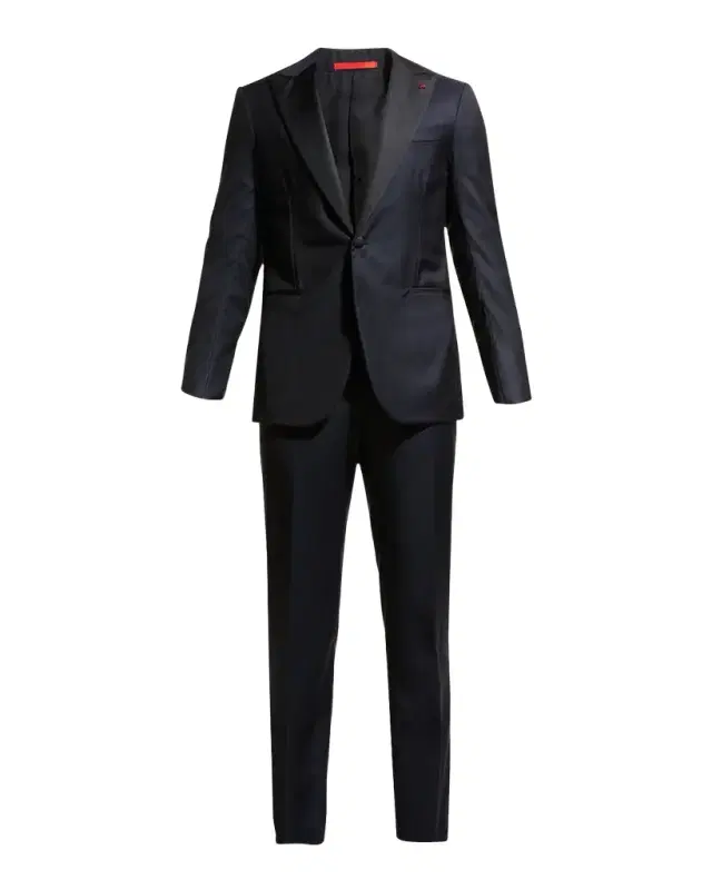 Isaia Two-Piece Tuxedo Suit, Navy