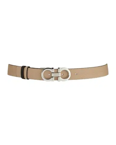 Ferragamo Gancini-Buckle Reversible Leather Belt | Thumbnail 1