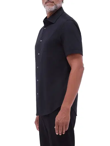 Bugatchi Men's Miles Stretch Cotton Button-Front Shirt | Thumbnail 4 Bugatchi Men's Miles Stretch Cotton Button-Front Shirt | Thumbnail 4