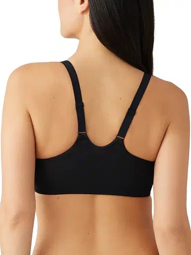 Wacoal Women's Back Appeal Front-Close T-Shirt Bra - Black | Thumbnail 3