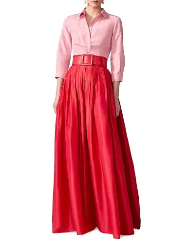 Carolina Herrera Women's Icon Silk Taffeta Ball Skirt - Poppy | Thumbnail 2