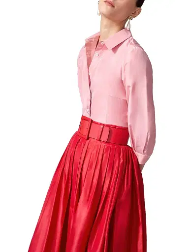 Carolina Herrera Women's Icon Silk Taffeta Ball Skirt - Poppy | Thumbnail 5