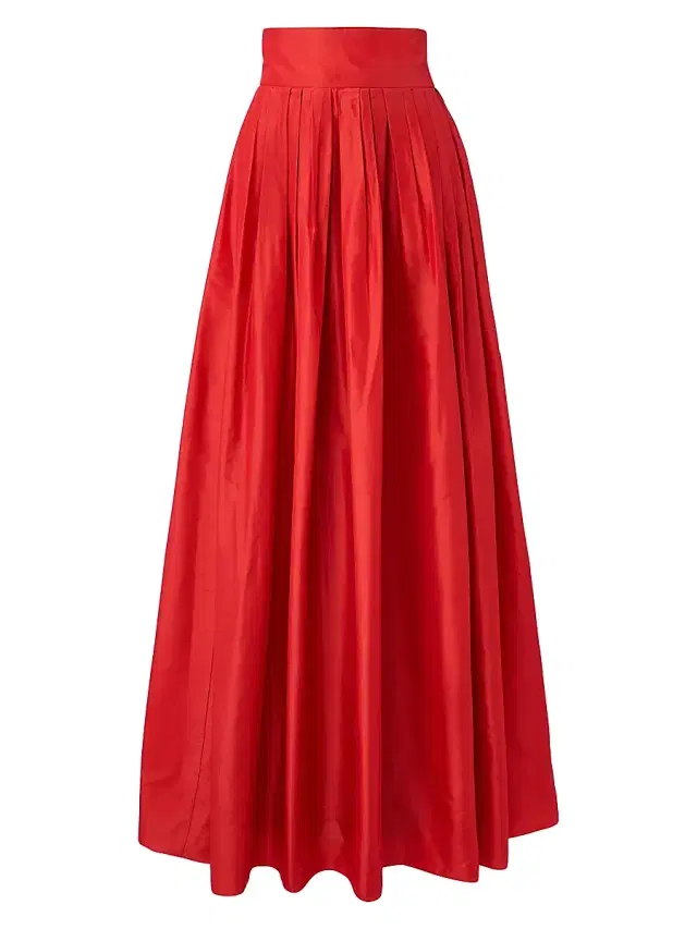 Carolina Herrera Women's Icon Silk Taffeta Ball Skirt - Poppy