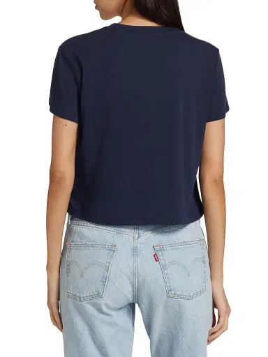 Favorite Daughter Women's Collegiate Crop T-Shirt | Thumbnail 5