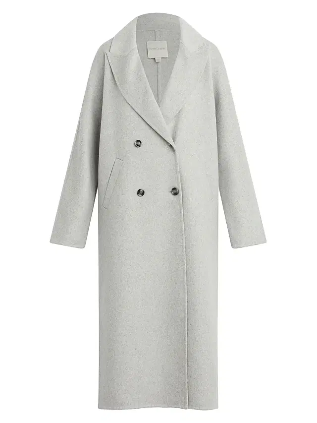 Favorite Daughter Women's The Luca Wool-Blend Coat - Light Gray