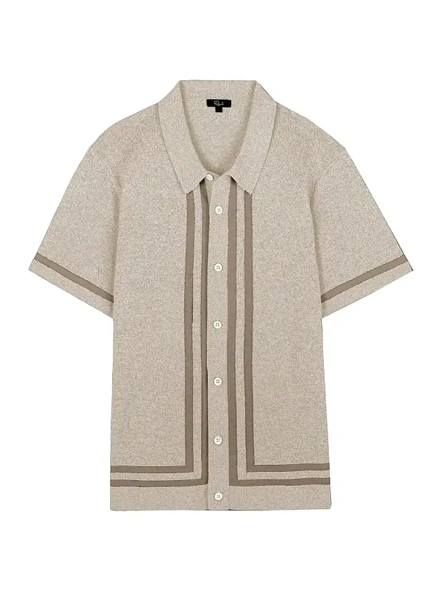Men's Leo Cotton-Blend Shirt - Driftwood Melange