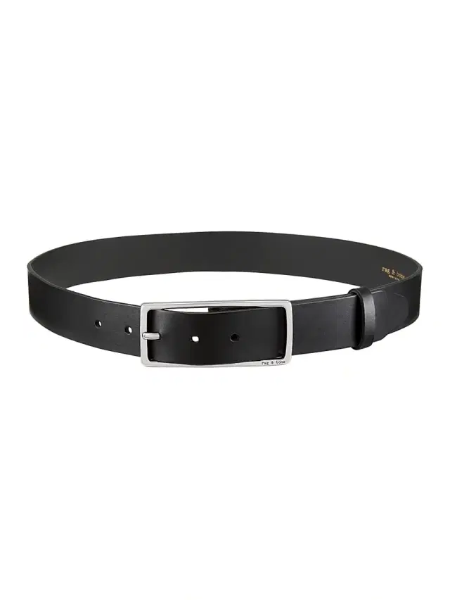 rag & bone Women's Rebound Leather Belt - Black Silver