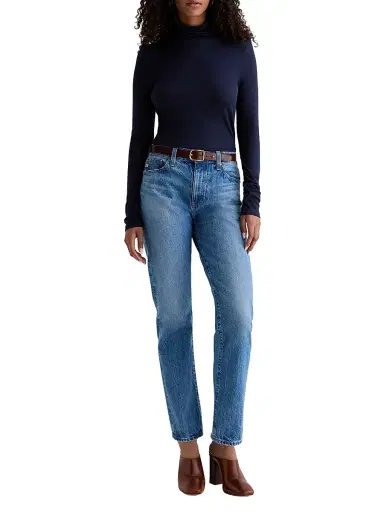 AG Jeans Women's Chels Cotton Turtleneck Sweater | Thumbnail 2