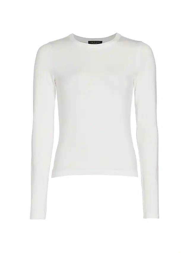 Women's ICONS Luca Slim Long-Sleeve T-Shirt - White