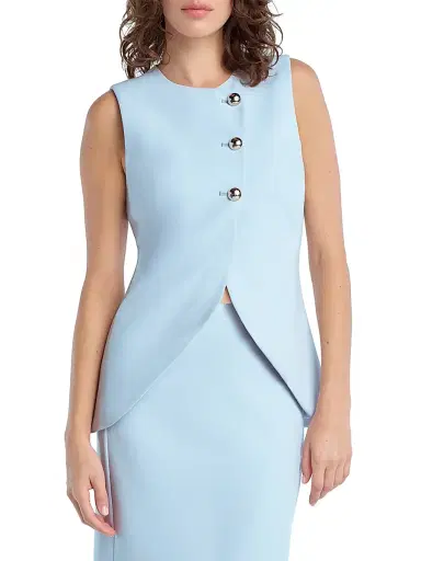 Favorite Daughter Women's The Rachel Asymmetric Vest | Thumbnail 3 Favorite Daughter Women's The Rachel Asymmetric Vest | Thumbnail 3
