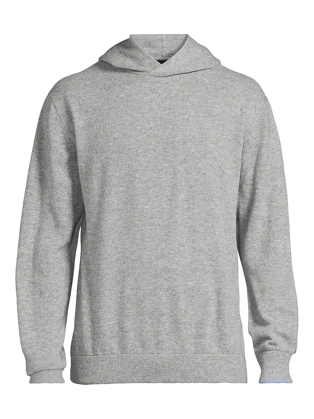 Greyson Men's Koko Wool & Cashmere Hoodie - Black