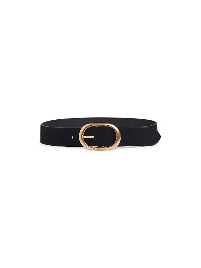 Favorite Daughter Women's The Suede Jean Belt - Black Antique Brass