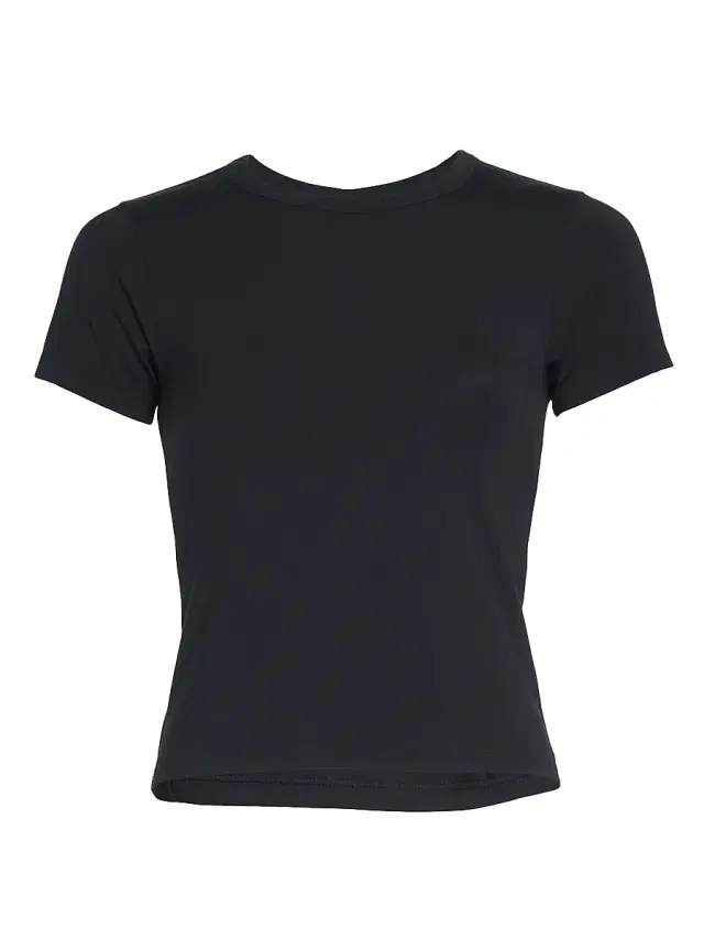 rag & bone Women's Luca Baby-Fit Crop Tee - Black