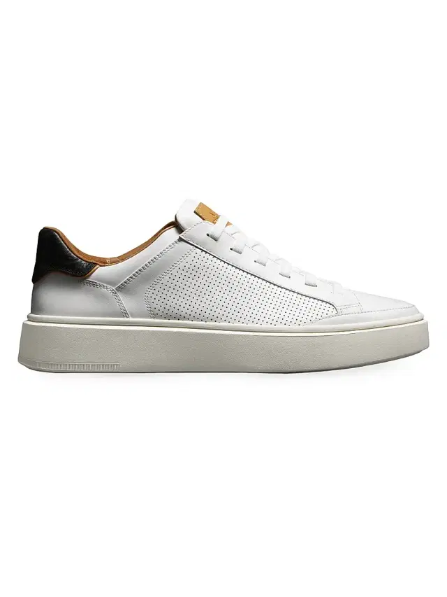 Allen Edmonds Men's Oliver Leather Sneakers - White