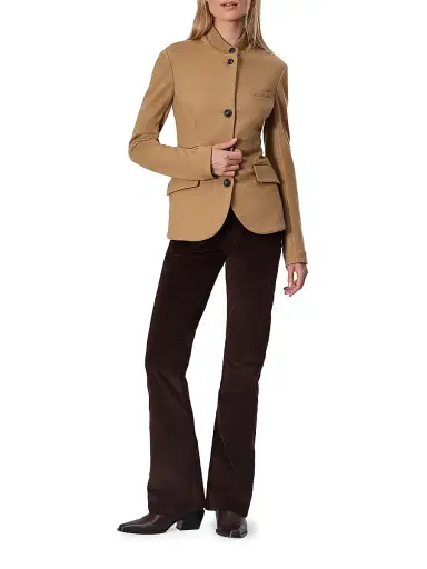 rag & bone Women's Slade Japanese Wool Blazer - Camel - Size 2 | Thumbnail 2