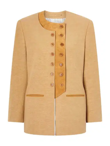 Giuliva Heritage Lara Linen-blend Blazer | Thumbnail 1 Giuliva Heritage Lara Linen-blend Blazer | Thumbnail 1