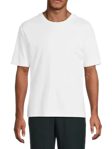 Vince Men's Peached Face Jersey Crewneck T-Shirt - Optic White - Size XXL | Thumbnail 3