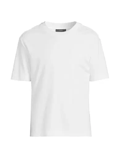 Vince Men's Peached Face Jersey Crewneck T-Shirt - Optic White - Size XXL | Thumbnail 1