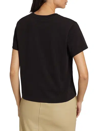 Vince Women's Crewneck Pima Cotton T-Shirt | Thumbnail 5