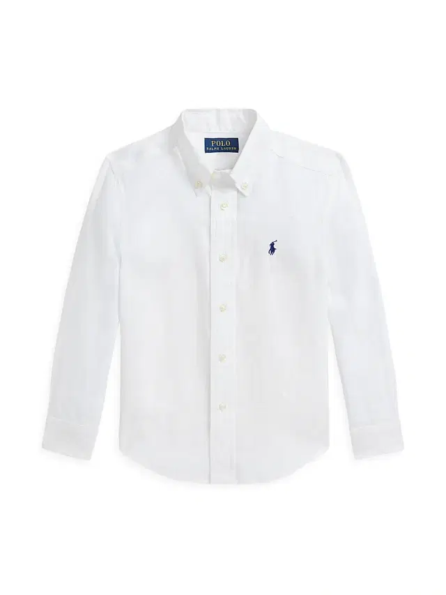 Polo Ralph Lauren Little Boy's & Boy's Linen Button-Up Shirt - White
