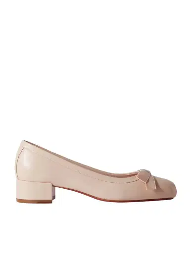 Christian Louboutin Mamaflirt 30 Bow-embellished Leather Ballet Pumps | Thumbnail 1 Christian Louboutin Mamaflirt 30 Bow-embellished Leather Ballet Pumps | Thumbnail 1