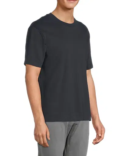Vince Men's Peached Face Jersey Crewneck T-Shirt - Coastal - Size XXL | Thumbnail 4 Vince Men's Peached Face Jersey Crewneck T-Shirt - Coastal - Size XXL | Thumbnail 4
