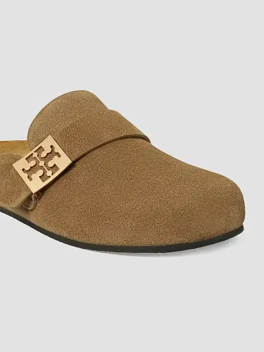 Tory Burch Women's Mellow Suede Mules - Tan - Size 9.5 | Thumbnail 2 Tory Burch Women's Mellow Suede Mules - Tan - Size 9.5 | Thumbnail 2
