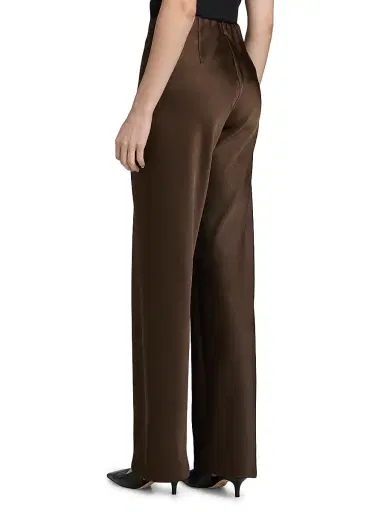 Vince Women's Colette High-Rise Fluid Satin Bias Pants | Thumbnail 5 Vince Women's Colette High-Rise Fluid Satin Bias Pants | Thumbnail 5