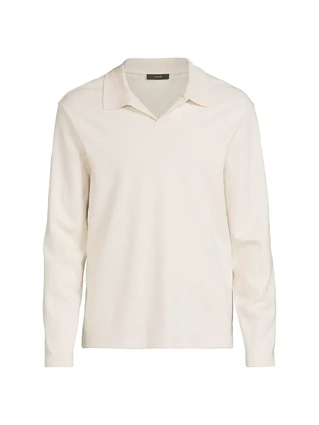 Vince Men's Milano Johnny Collar Shirt - Bone