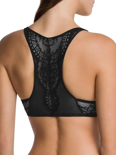 Wolford Women's Belle Fleur Push-Up Demi Bra - Black | Thumbnail 3