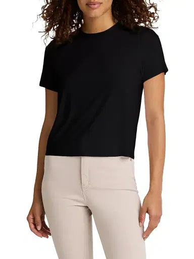 Commando Women's Butter Crewneck T-Shirt - Black - Size XL | Thumbnail 3