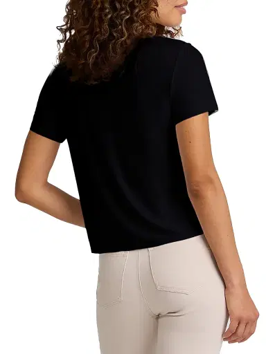 Commando Women's Butter Crewneck T-Shirt - Black - Size XL | Thumbnail 4