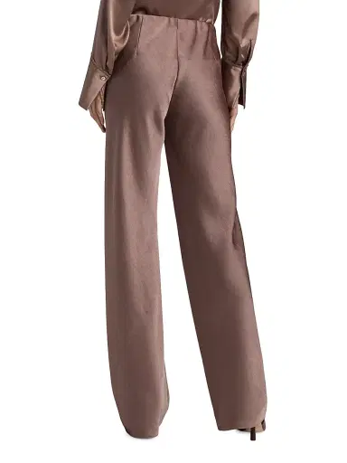 Vince Women's Colette High-Rise Fluid Satin Bias Pants | Thumbnail 5 Vince Women's Colette High-Rise Fluid Satin Bias Pants | Thumbnail 5