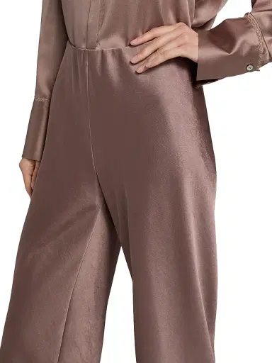 Vince Women's Colette High-Rise Fluid Satin Bias Pants | Thumbnail 6 Vince Women's Colette High-Rise Fluid Satin Bias Pants | Thumbnail 6