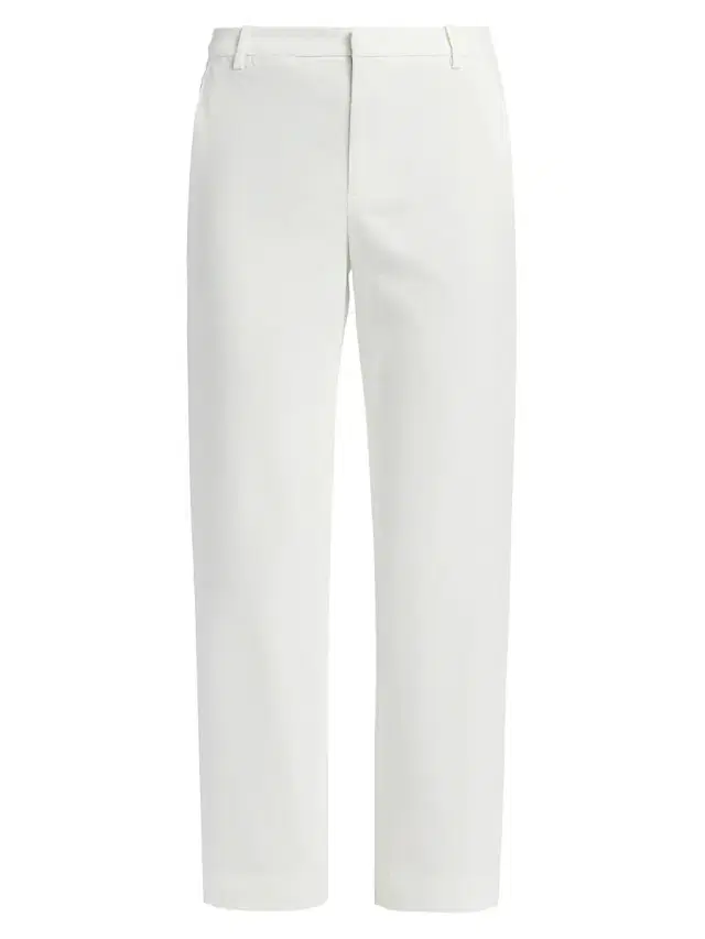 Vince Women's Avery Mid-Rise Chino Pants - Off White
