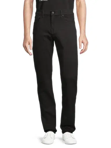 7 For All Mankind Men's Slimmy Clean Pocket Jeans - Black | Thumbnail 3 7 For All Mankind Men's Slimmy Clean Pocket Jeans - Black | Thumbnail 3