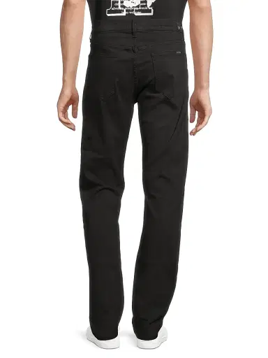 7 For All Mankind Men's Slimmy Clean Pocket Jeans - Black | Thumbnail 5 7 For All Mankind Men's Slimmy Clean Pocket Jeans - Black | Thumbnail 5