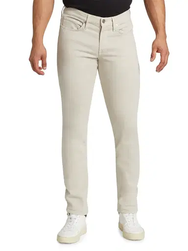 Frame Men's L'Homme Slim-Fit Jeans - Milk Beige - Size 42 | Thumbnail 3